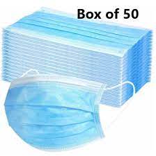 Face Mask box of ( 50) 3 Ply